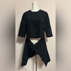 Annette Goertz Evox Nero Cotton Snap-Off Jacket